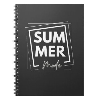 Cuaderno modo verano