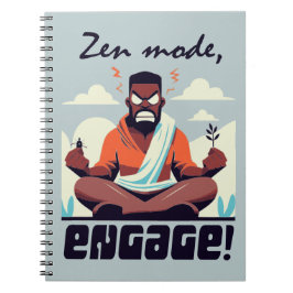 Cuaderno Modo Zen, ¡Involucrar! ⚡ Adulto es un Glitch
