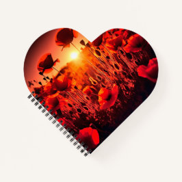 Cuaderno Mohn im Gegenlicht