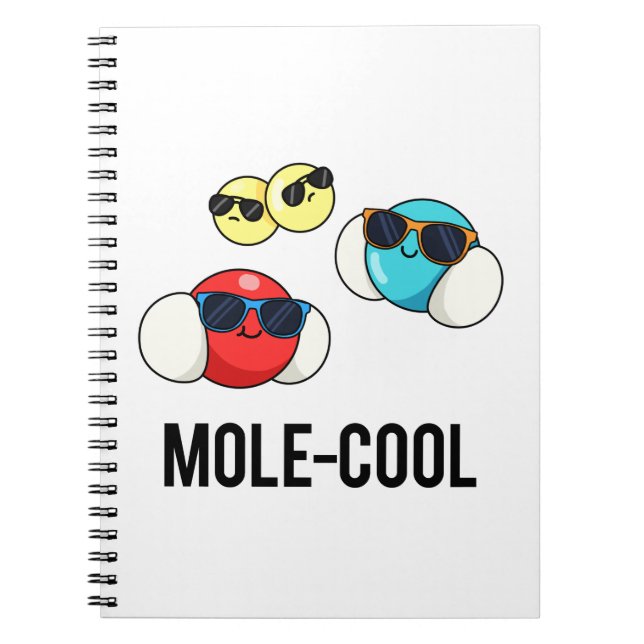 Cuaderno Mole-Guay Funny Molécula Pun (Frente)