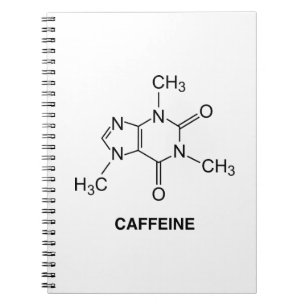 Cuaderno Molécula cafeína