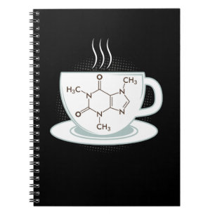 Cuaderno Molécula de cafeína química