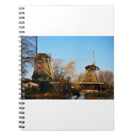 Cuaderno Molens in Nederlands landschap.
