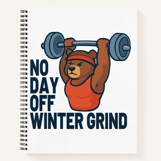 Cuaderno Molienda de invierno sin día libre (Anverso)