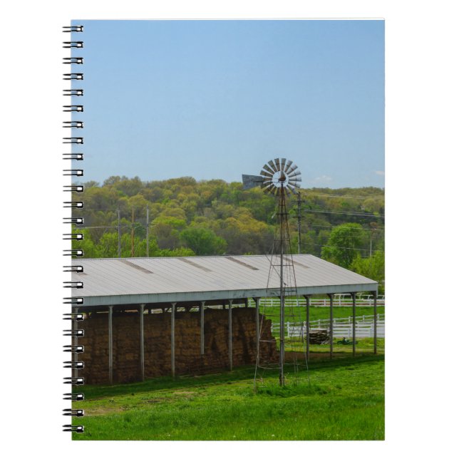 Cuaderno Molino de viento de campo (Frente)