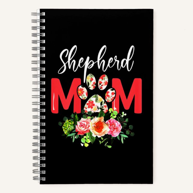 Cuaderno Mom Cute German Shepherd (Anverso)