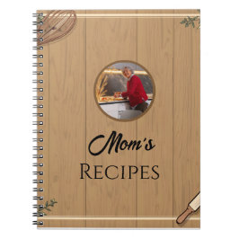 Cuaderno Mom’s Rustic Kitchen Recipe Layout Editable