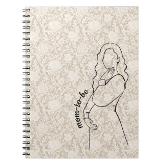 Cuaderno Mom-to-be Faux Lace