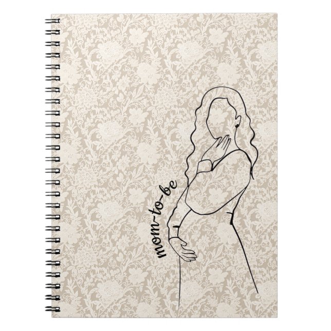 Cuaderno Mom-to-be Faux Lace (Frente)