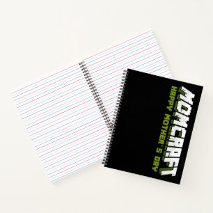 Cuaderno Momcraft Happy Mother Day Funny Gamer Mom