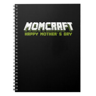 Cuaderno Momcraft Happy Mother Day Funny Gamer Mom