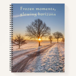 Cuaderno Momentos Congelados Horizontes Brillantes Invierno