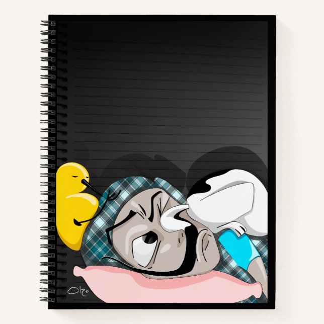 Cuaderno Momentos inquietantes (Anverso)