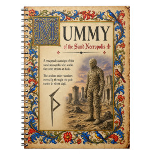 Cuaderno Momia, Arte de Bestiario Medieval