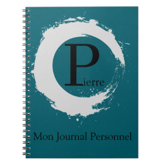 Cuaderno Mon Carnet Quotidien Turquois à Personnaliser