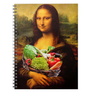 Cuaderno Mona Lisa ama a las verduras