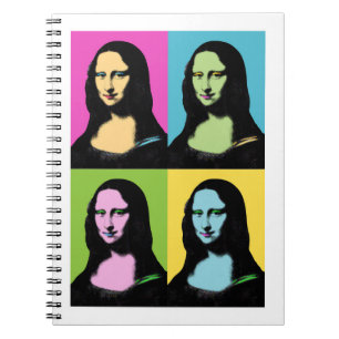 Cuaderno Mona Lisa - Estilo de arte pop