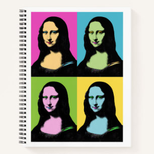Cuaderno Mona Lisa - Estilo de arte pop