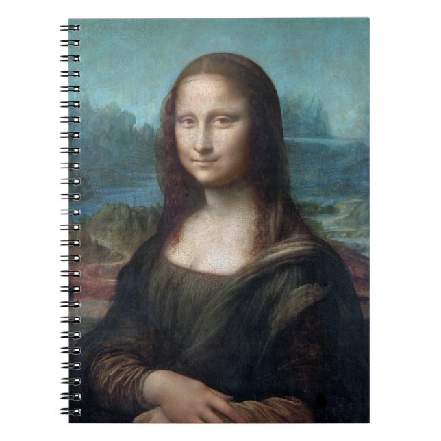 Cuaderno Mona Lisa Famosa Artes Visuales Leonardo da Vinci  (Frente)