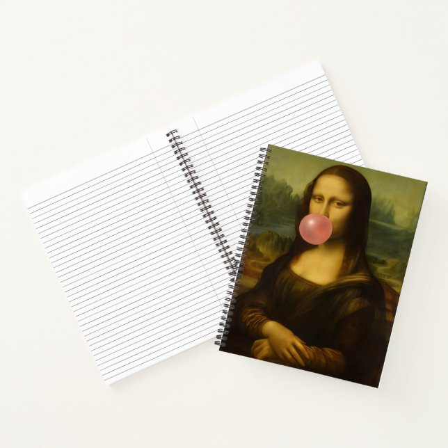 Cuaderno Mona Lisa Soplando Goma Rosa (Interior)