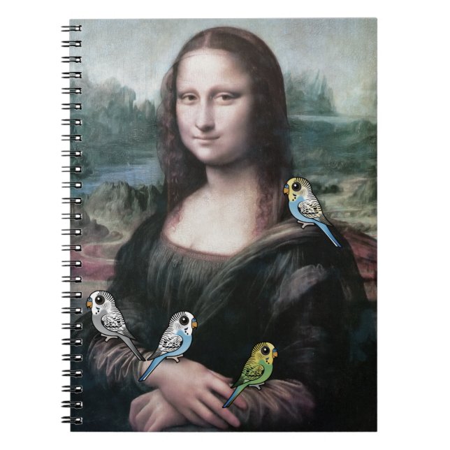 Cuaderno Mona Lisa y Budgies (Frente)