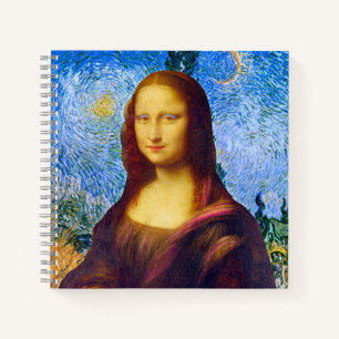 Cuaderno Mona Lisa y Van Gogh