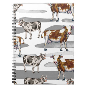 Cuaderno Monarca Vaca Pelo Negro