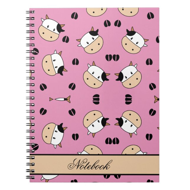 Cuaderno Monarca Vaca Pelo Negro (Frente)