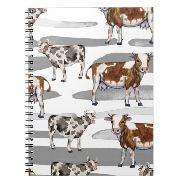 Cuaderno Monarch Cow Black  Fur  (Frente)