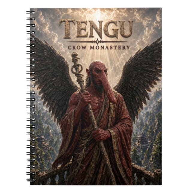 Cuaderno Monasterio de Cuervo Tengu Cine Oscuro (Frente)
