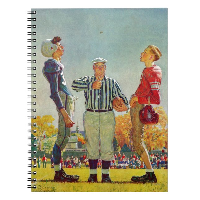 Cuaderno Monedas tiradas por Norman Rockwell (Frente)
