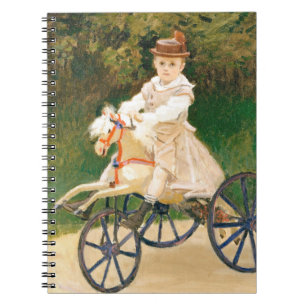 Cuaderno Monet Child en un bloc de notas de espiral de tric