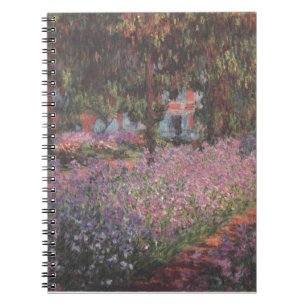 Cuaderno Monet florece arte de las vides de Giverny del