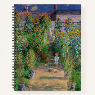 Cuaderno Monet Garden Vetheuil Impresionim Pintura