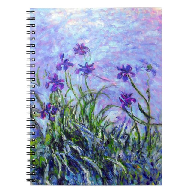 Cuaderno Monet Lilac Irises (Frente)