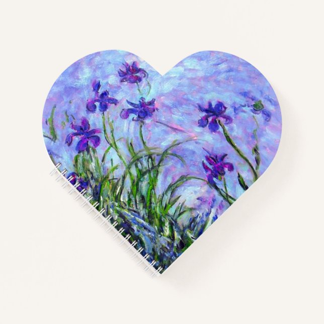 Cuaderno Monet Lilac Irises (Anverso)