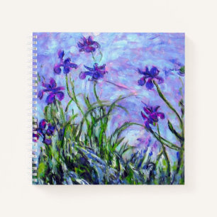 Cuaderno  Monet Lilac Irises