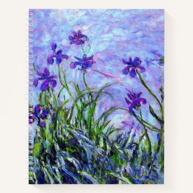 Cuaderno Monet Lilac Irises (Anverso)