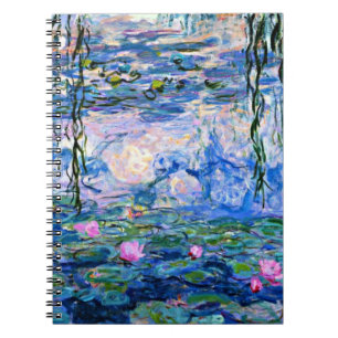 Cuaderno Monet - Nenúfares, 1919, rosa,