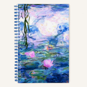 Cuaderno Monet Pink Water Lilies
