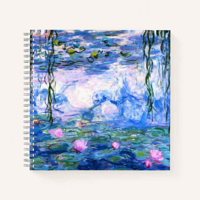 Cuaderno Monet Pink Water Lilies  (Anverso)
