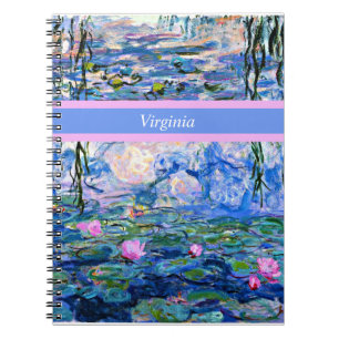 Cuaderno Monet - plantilla Water Lilies 1919