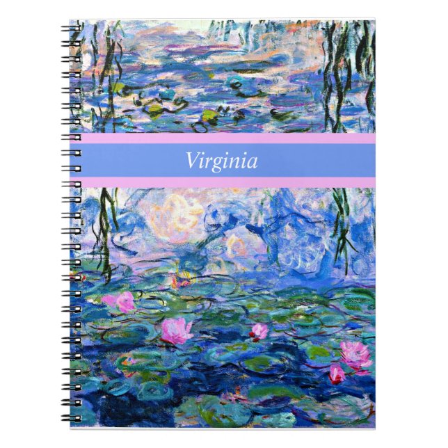 Cuaderno Monet - plantilla Water Lilies 1919 (Frente)