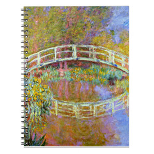 Cuaderno Monet - Puente en el Jardín de Monet