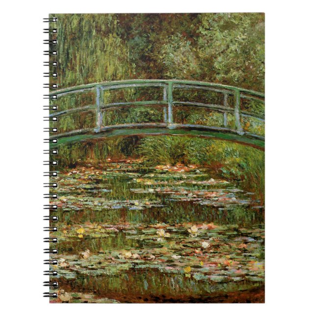 Cuaderno Monet Puente Japonés Francés Giverney (Frente)
