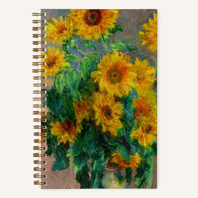 Cuaderno Monet Sunflowers (Anverso)