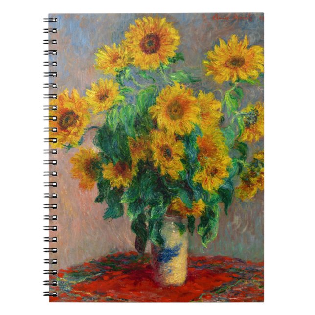 Cuaderno Monet Sunflowers (Frente)