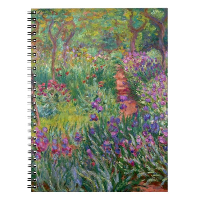 Cuaderno Monet "The Iris Garden at Giverny" (Frente)