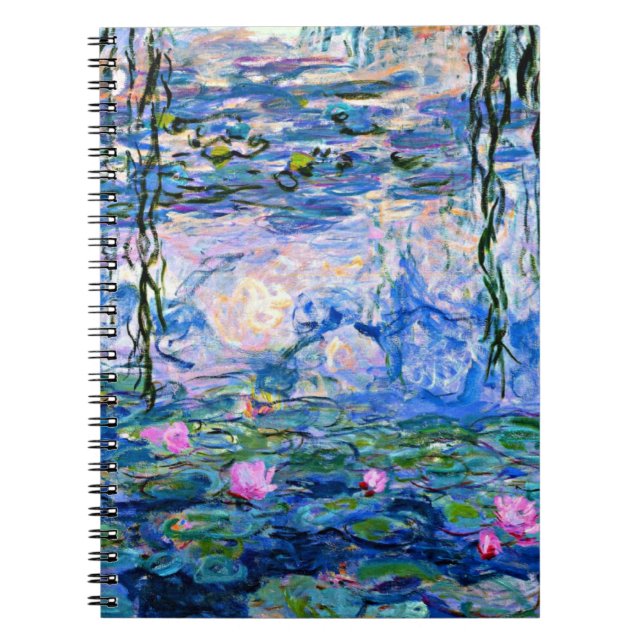 Cuaderno Monet - Water Lilies, 1919, pink, (Frente)
