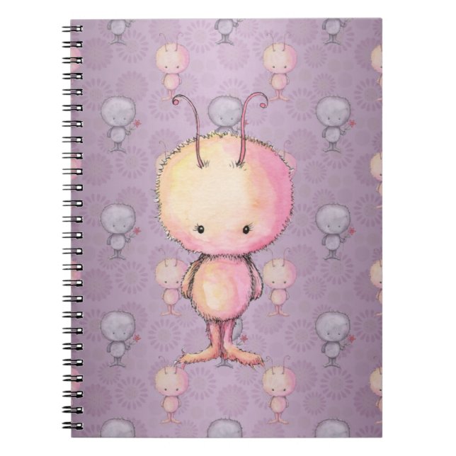Cuaderno Monitos Esponjosos y Difusos (Frente)